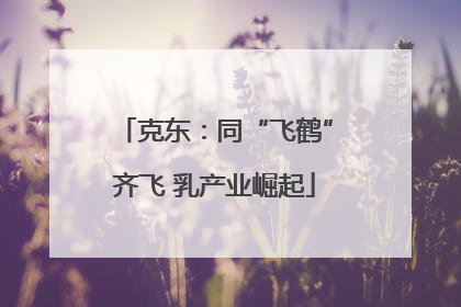 克东：同“飞鹤”齐飞 乳产业崛起